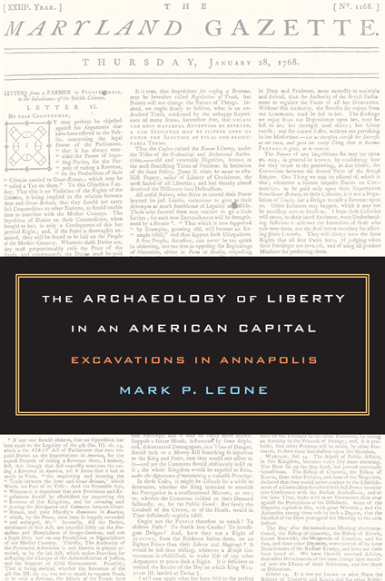Mark Leone - Archaeology of Liberty in an American Capital, E-bok