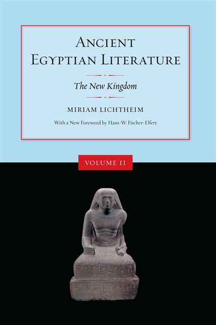 Miriam Lichtheim - Ancient Egyptian Literature, E-bok