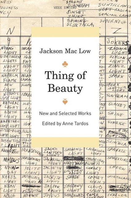 Jackson Mac Low, Anne Tardos - Thing of Beauty, E-bok