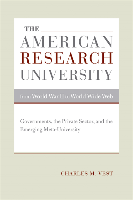 Charles M. Vest - American Research University from World War II to World Wide Web, E-bok