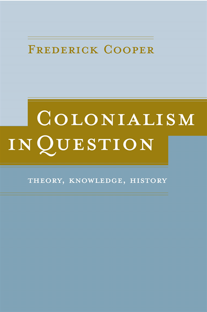 Frederick Cooper - Colonialism in Question, E-bok