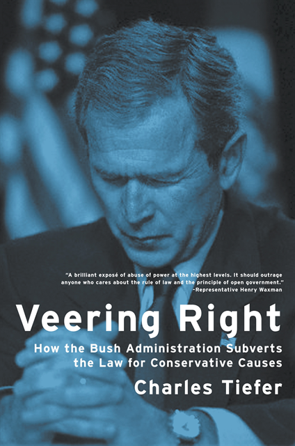Charles Tiefer - Veering Right, E-bok. Tillgänglighet: Lägg i varukorg