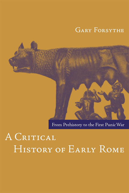 Gary Forsythe - Critical History of Early Rome, E-bok
