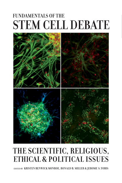 Jerome Tobis, Ronald Miller, Kristen Renwick Monroe - Fundamentals of the Stem Cell Debate, E-bok
