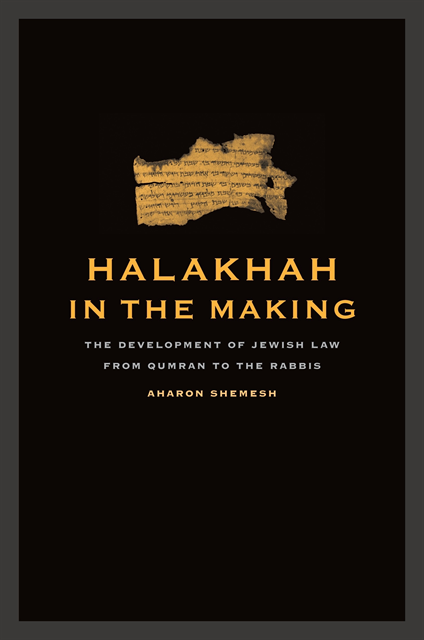 Aharon Shemesh - Halakhah in the Making, E-bok