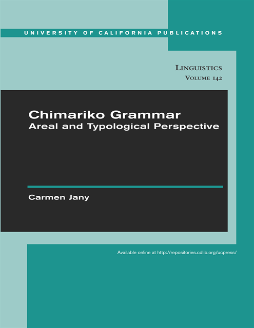 Carmen Jany - Chimariko Grammar, E-bok
