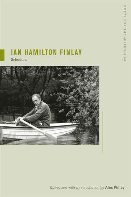 Ian Hamilton Finlay, Alec Finlay - Ian Hamilton Finlay, E-bok