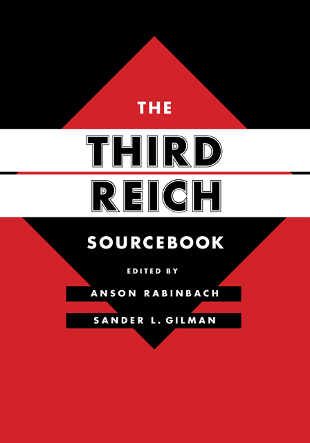 Sander L. Gilman, Anson Rabinbach - Third Reich Sourcebook, E-bok