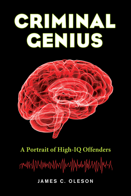 James C. Oleson - Criminal Genius, E-bok