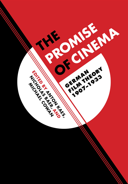 Michael Cowan, Nicholas Baer, Anton Kaes - Promise of Cinema, E-bok