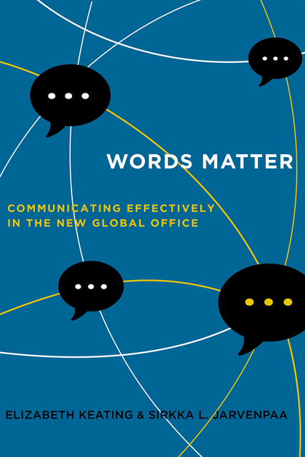Sirkka L. Jarvenpaa, Elizabeth Keating - Words Matter, E-bok
