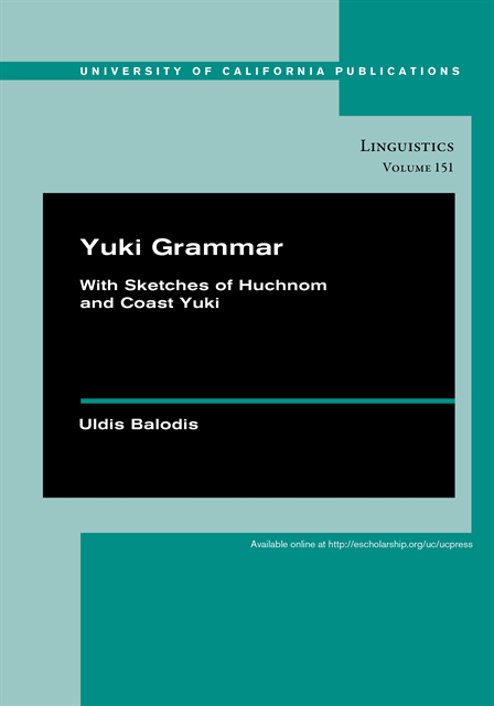 Uldis Balodis - Yuki Grammar, E-bok