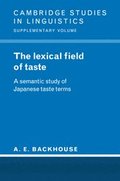 The Lexical Field of Taste
