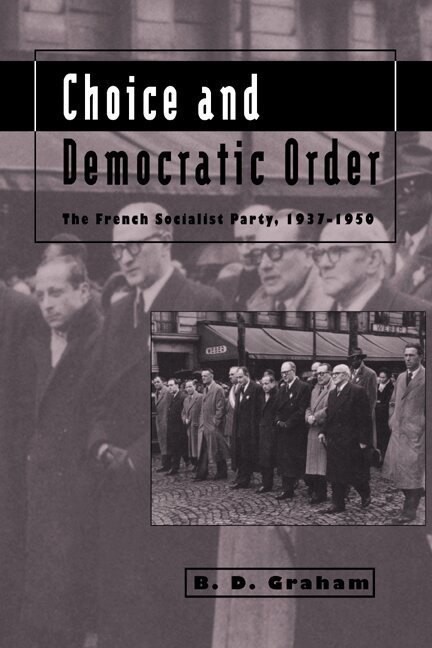 B. D. Graham - Choice and Democratic Order, Häftad. Tillgänglighet: Lägg i varukorg