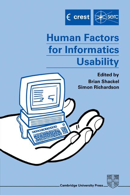 B. Shackel, S. J. Richardson - Human Factors for Informatics Usability, Häftad