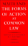 The Forms of Action at Common Law