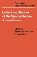 Letters and People of the Spanish Indies