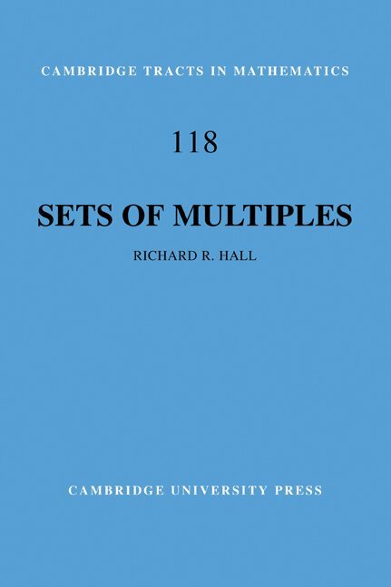 Richard R. Hall - Sets of Multiples, Häftad. Tillgänglighet: Lägg i varukorg