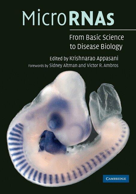 Krishnarao Appasani - MicroRNAs, Häftad