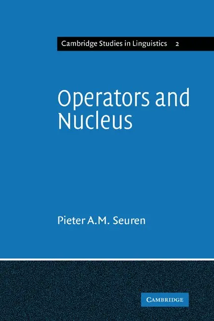 Pieter A. M. Seuren - Operators and Nucleus, Häftad. Tillgänglighet: Lägg i varukorg