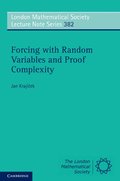 Forcing with Random Variables and Proof Complexity