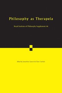 Philosophy as Therapeia
