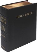 NRSV Lectern Bible with Apocrypha, Black Goatskin Leather over Boards, NR936:TAB Black Goatskin Leather Anglicized Edition