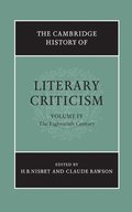 The Cambridge History of Literary Criticism: Volume 4, The Eighteenth Century