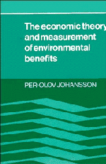 The Economic Theory and Measurement of Environmental Benefits