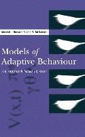 Alasdair I. Houston, John M. McNamara - Models of Adaptive Behaviour, Inbunden