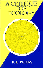 A Critique for Ecology