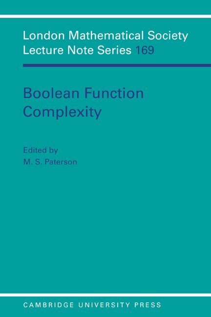 Boolean Function Complexity