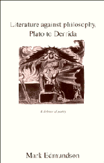 Mark Edmundson - Literature against Philosophy, Plato to Derrida, Häftad