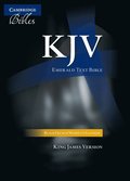 KJV Emerald Text Bible, Black French Morocco Leather, KJ533:T
