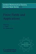 Finite Fields and Applications