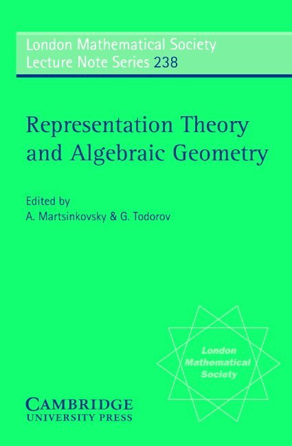 A. Martsinkovsky, G. Todorov - Representation Theory and Algebraic Geometry, Häftad