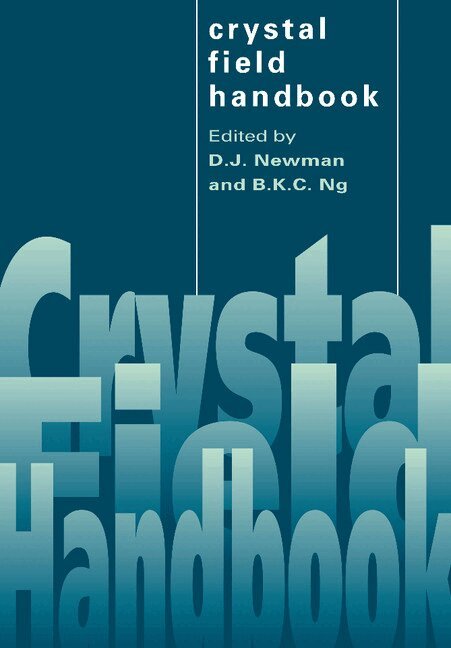 Doughlas Newman, D. J. Newman, Betty Ng - Crystal Field Handbook, Inbunden. Tillgänglighet: Lägg i varukorg