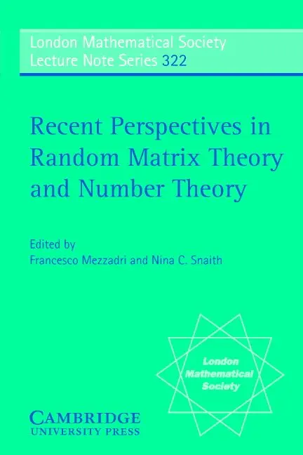 F. Mezzadri, N. C. Snaith - Recent Perspectives in Random Matrix Theory and Number Theory, Häftad. Tillgänglighet: Lägg i varukorg