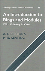 A. J. Berrick, M. E. Keating, Bela Bollobas - An Introduction to Rings and Modules, Inbunden. Tillgänglighet: Lägg i varukorg
