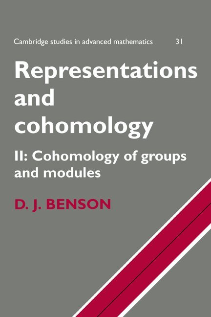 D. J. Benson, Bela Bollobas, W. Fulton - Representations and Cohomology: Volume 2, Cohomology of Groups and Modules, Häftad. Tillgänglighet: Lägg i varukorg