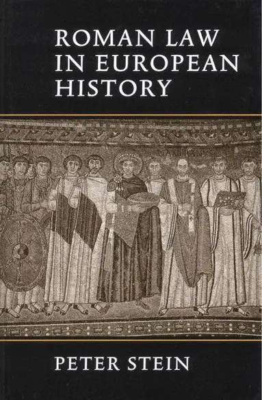 Peter Stein - Roman Law in European History, Inbunden