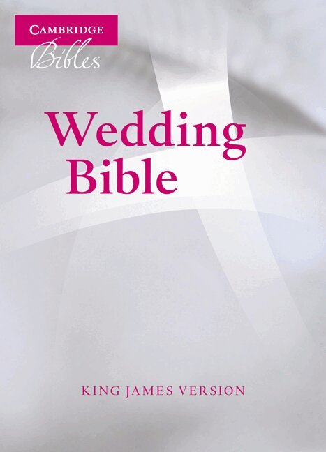 TBD - KJV Wedding Bible, Ruby Text Edition, White French Morocco Leather, KJ223:T, Inbunden