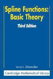 Spline Functions: Basic Theory