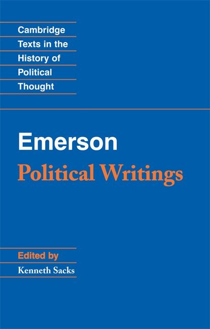 Kenneth S. Sacks - Emerson: Political Writings, Häftad