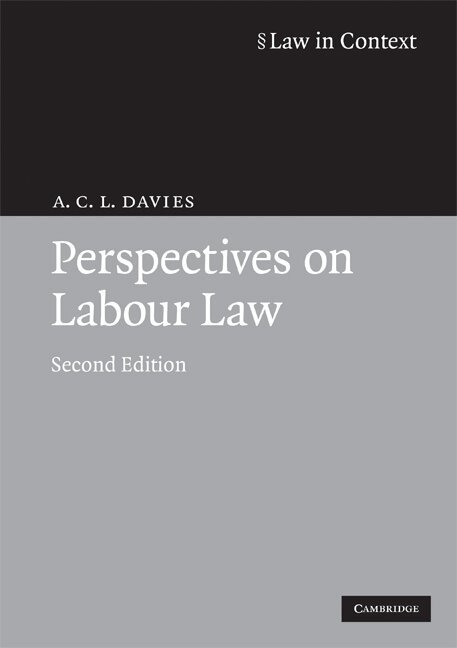 A. C. L. Davies - Perspectives on Labour Law, Häftad. Tillgänglighet: Lägg i varukorg