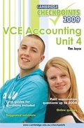 Cambridge Checkpoints VCE Accounting Unit 4 2009