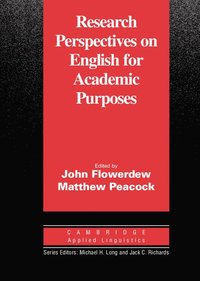 Research Perspectives on English for Academic Purposes