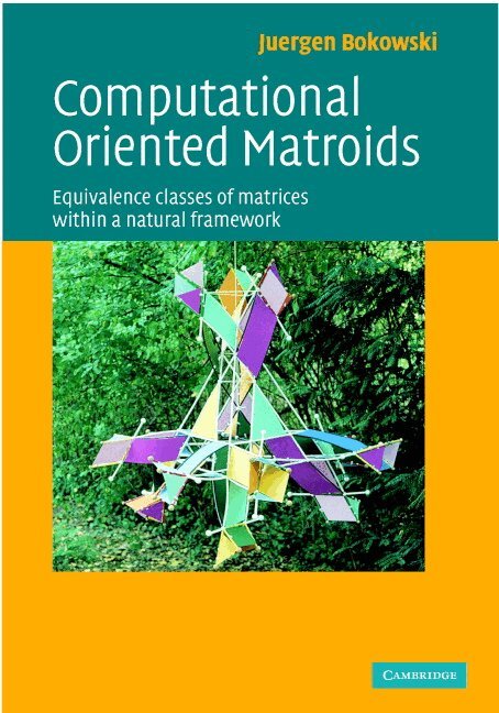 Juergen G. Bokowski - Computational Oriented Matroids, Inbunden