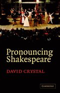 Pronouncing Shakespeare