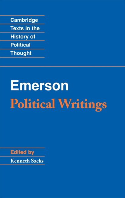 Kenneth S. Sacks - Emerson: Political Writings, Inbunden